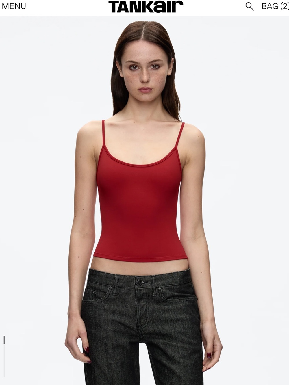 TANK AIR Studio Tank in Cherry
